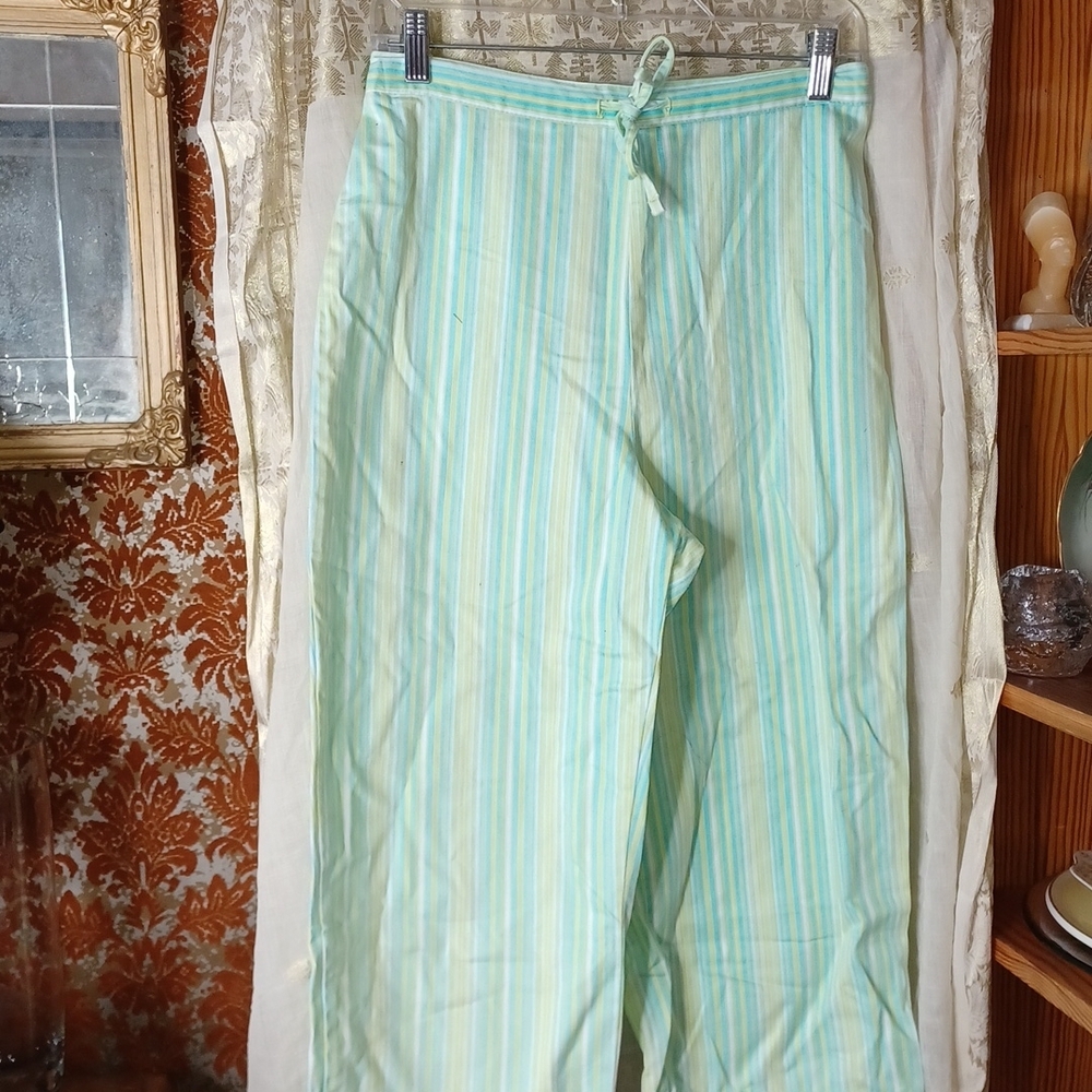 Bobby Brooks Capri cotton pajama bottoms lounge pants 10
